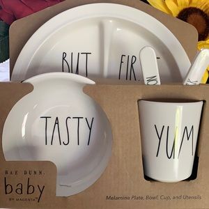 New Rae Dunn Babies First 5 Piece Dish Wear Set